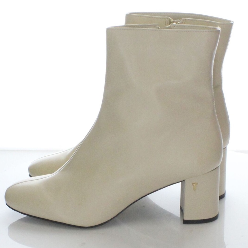 Ted Baker: Neyomi Leather Block Heel Ankle Boots - perfect for bridal